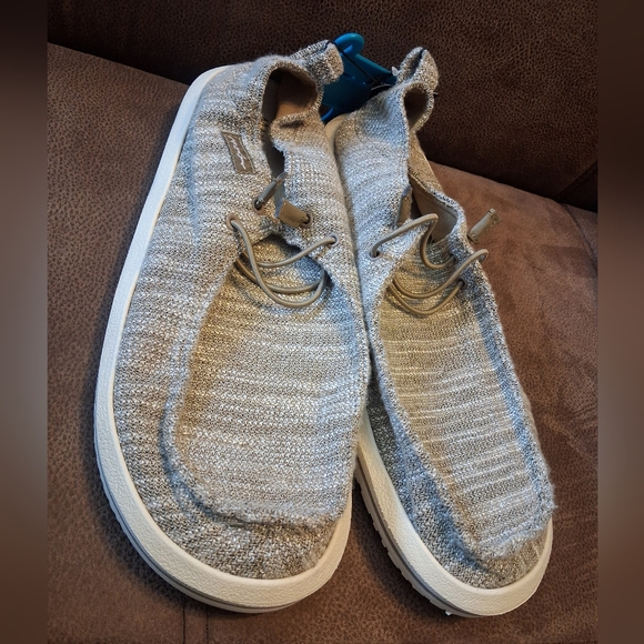 Maui And Sons Men's Casual Beach Loafer Shoes Khaki Size 12 - Picture 5 of 5